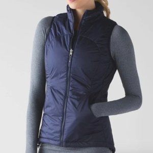 Reversible Lululemon Layer Up Navy Vest Size 8